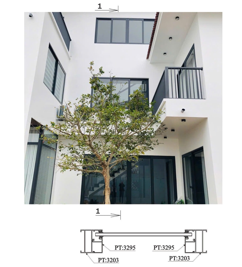 VÁCH KÍNH KHỔ LỚN POTEX